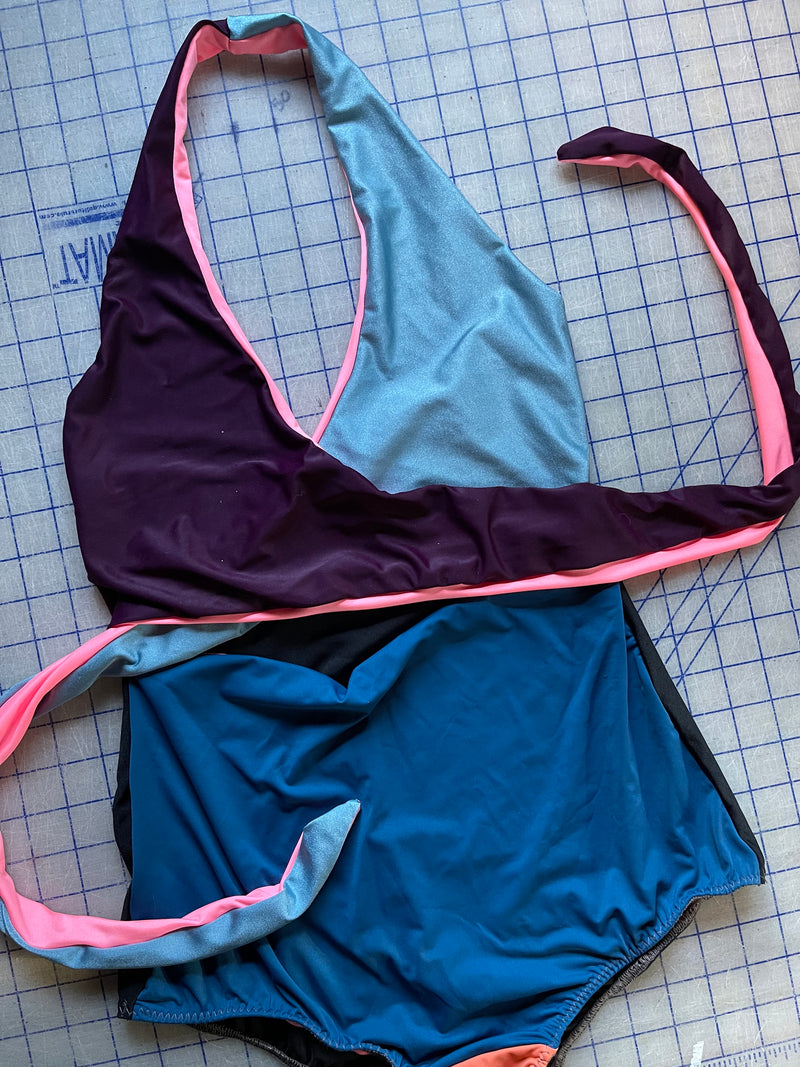 Selka Swimsuit in Zero Waste Multi-Color (OOAK Mediums)