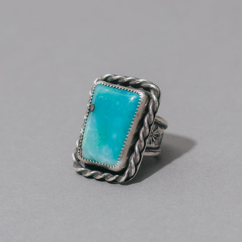 Chrysocolla Heavy Ring