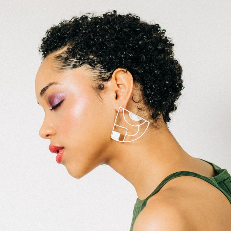 Pop Fan Earrings (2 sizes)