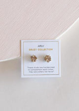 Rose Gold Druzy Stud Earrings